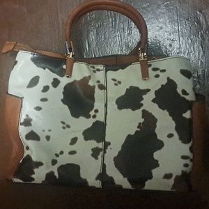 Cow Print Purse